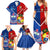 Custom Samoa And Tonga Rugby Family Matching Summer Maxi Dress and Hawaiian Shirt 2023 World Cup Manu Samoa With Ikale Tahi - Wonder Print Shop