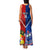 Custom Samoa And Tonga Rugby Family Matching Tank Maxi Dress and Hawaiian Shirt 2023 World Cup Manu Samoa With Ikale Tahi - Wonder Print Shop