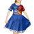 Custom Samoa And Tonga Rugby Kid Short Sleeve Dress 2023 World Cup Manu Samoa With Ikale Tahi - Wonder Print Shop