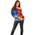 Custom Samoa And Tonga Rugby Off Shoulder Sweater 2023 World Cup Manu Samoa With Ikale Tahi - Wonder Print Shop