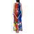 Custom Samoa And Tonga Rugby Tank Maxi Dress 2023 World Cup Manu Samoa With Ikale Tahi - Wonder Print Shop