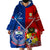 Custom Samoa And Tonga Rugby Wearable Blanket Hoodie 2023 World Cup Manu Samoa With Ikale Tahi - Wonder Print Shop