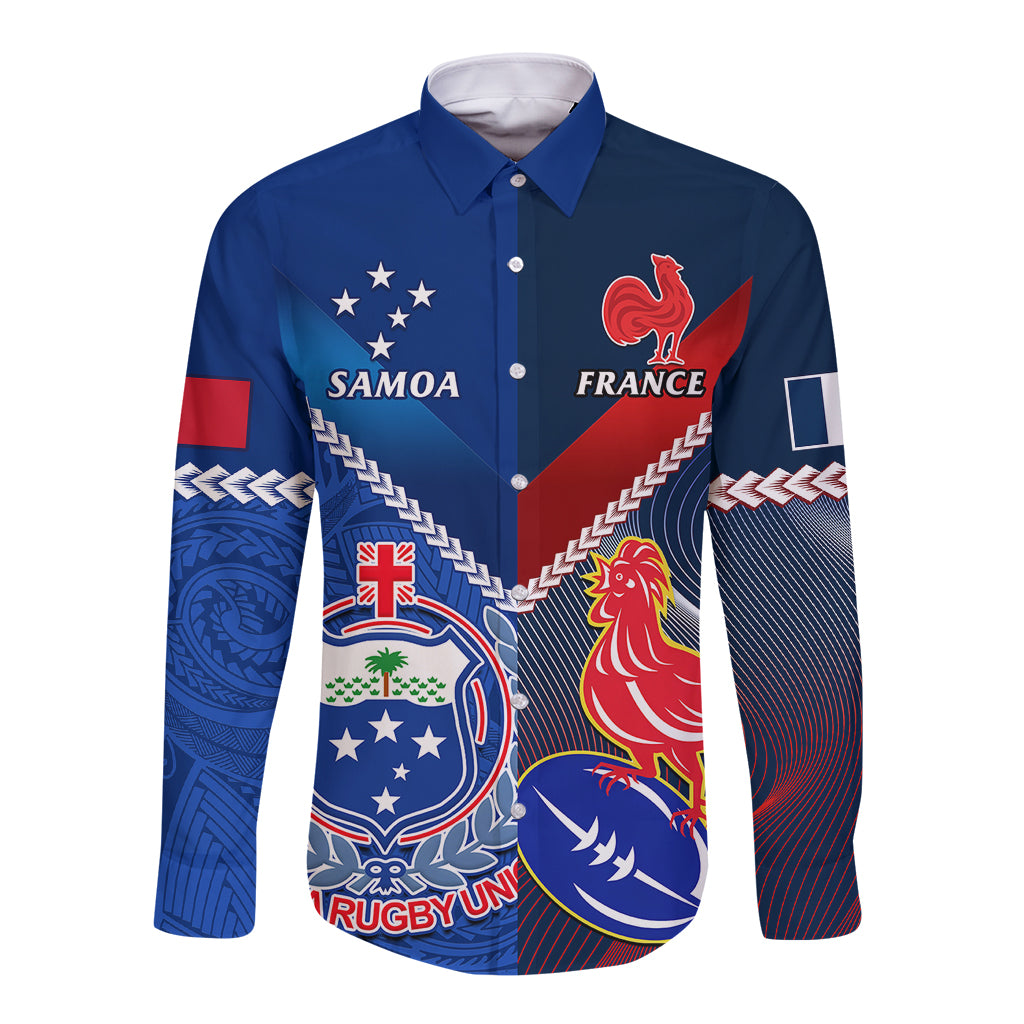 samoa-and-france-rugby-long-sleeve-button-shirt-2023-world-cup-manu-samoa-with-les-bleus