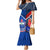 Custom Samoa And France Rugby Family Matching Mermaid Dress and Hawaiian Shirt 2023 World Cup Manu Samoa With Les Bleus - Wonder Print Shop