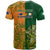 Australia And Ireland Rugby T Shirt 2023 World Cup Walllabies With Shamrocks - Wonder Print Shop