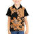Orange Hawaii Kid Hawaiian Shirt Tapa Cloth Mix Tropical Flowers Pastel Vibes - Wonder Print Shop