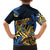 Polynesia Fabric Kid Hawaiian Shirt Polynesian Tribal With Frangipani Flowers - Wonder Print Shop