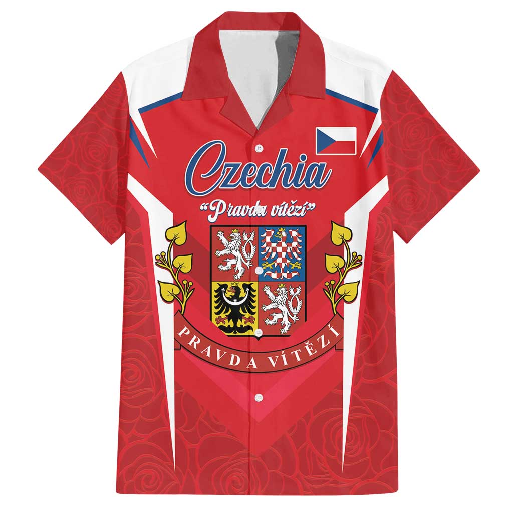 Czech Republic Restoration Day Family Matching Off Shoulder Maxi Dress and Hawaiian Shirt Czechia Pravda Vitezi - Wonder Print Shop