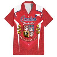 Czech Republic Restoration Day Family Matching Short Sleeve Bodycon Dress and Hawaiian Shirt Czechia Pravda Vitezi - Wonder Print Shop