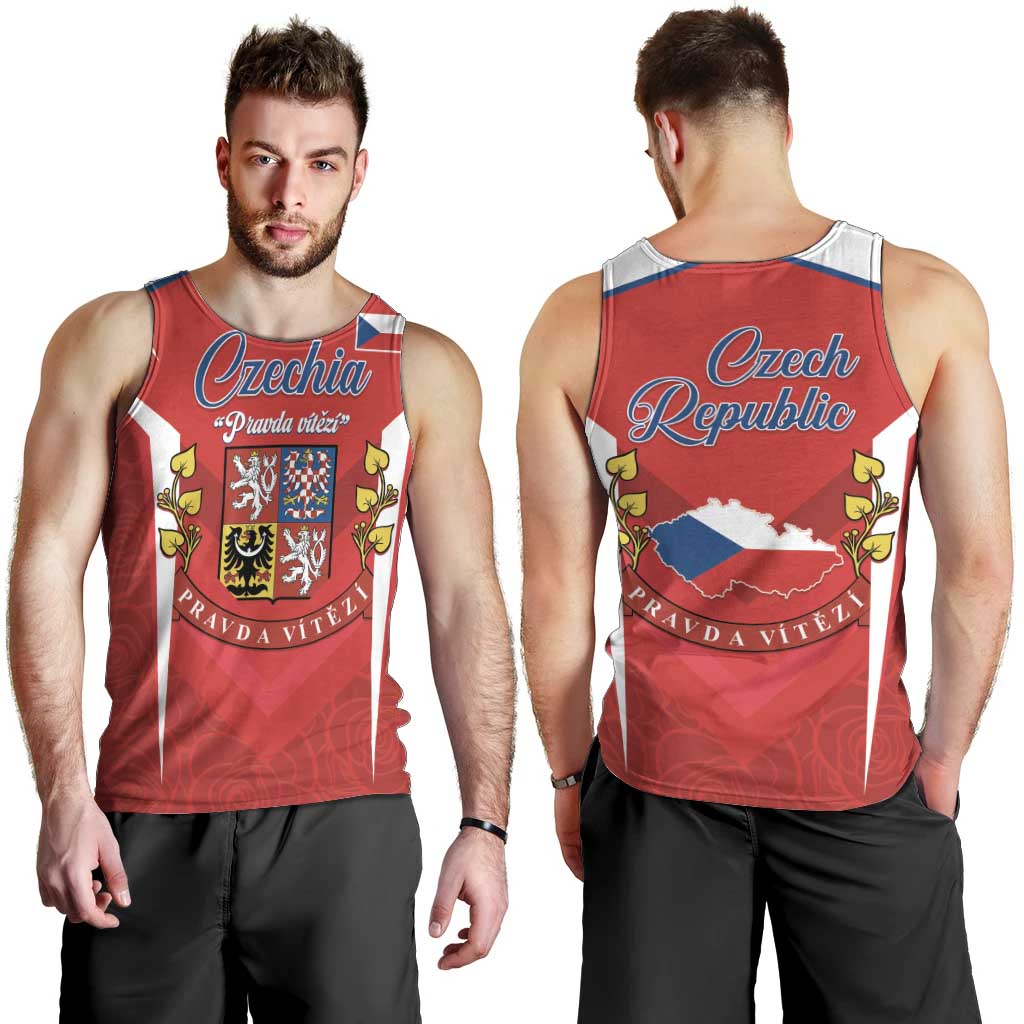 Czech Republic Restoration Day Men Tank Top Czechia Pravda Vitezi - Wonder Print Shop
