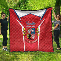 Czech Republic Restoration Day Quilt Czechia Pravda Vitezi - Wonder Print Shop