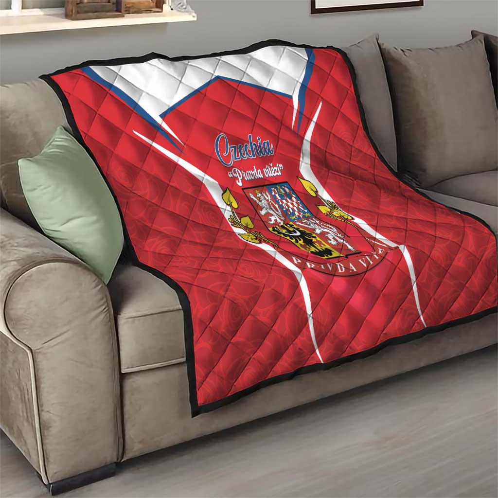 Czech Republic Restoration Day Quilt Czechia Pravda Vitezi - Wonder Print Shop