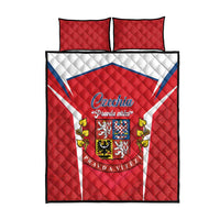 Czech Republic Restoration Day Quilt Bed Set Czechia Pravda Vitezi - Wonder Print Shop