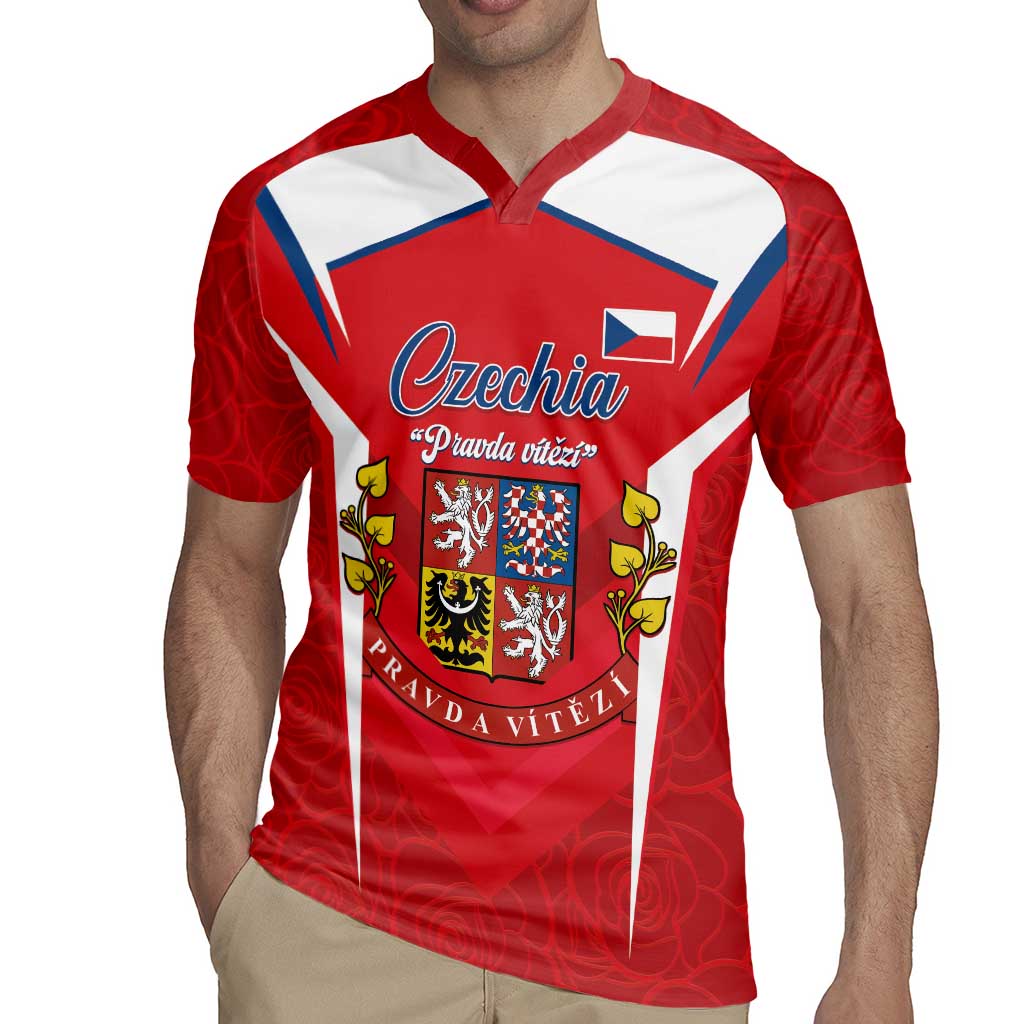 Czech Republic Restoration Day Rugby Jersey Czechia Pravda Vitezi - Wonder Print Shop