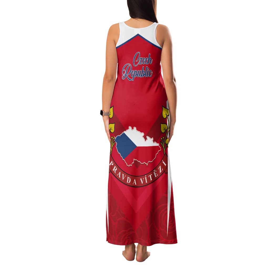 Czech Republic Restoration Day Tank Maxi Dress Czechia Pravda Vitezi - Wonder Print Shop