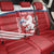 Custom Czech Republic Football Back Car Seat Cover Go Czechia - Sporty Style - Wonder Print Shop