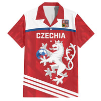 Custom Czech Republic Football Family Matching Summer Maxi Dress and Hawaiian Shirt Go Czechia - Sporty Style - Wonder Print Shop