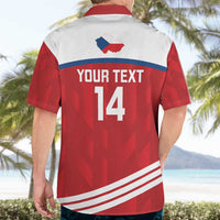 Custom Czech Republic Football Hawaiian Shirt Go Czechia - Sporty Style - Wonder Print Shop