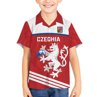 Custom Czech Republic Football Hawaiian Shirt Go Czechia - Sporty Style - Wonder Print Shop
