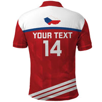 Custom Czech Republic Football Polo Shirt Go Czechia - Sporty Style - Wonder Print Shop