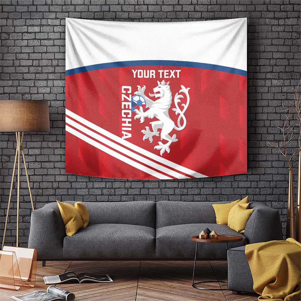 Custom Czech Republic Football Tapestry Go Czechia - Sporty Style - Wonder Print Shop