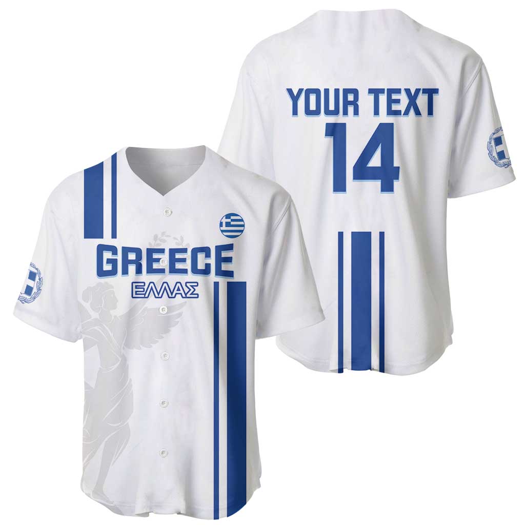 Custom Greece Football Baseball Jersey Go Ethniki - Sporty Style - Wonder Print Shop