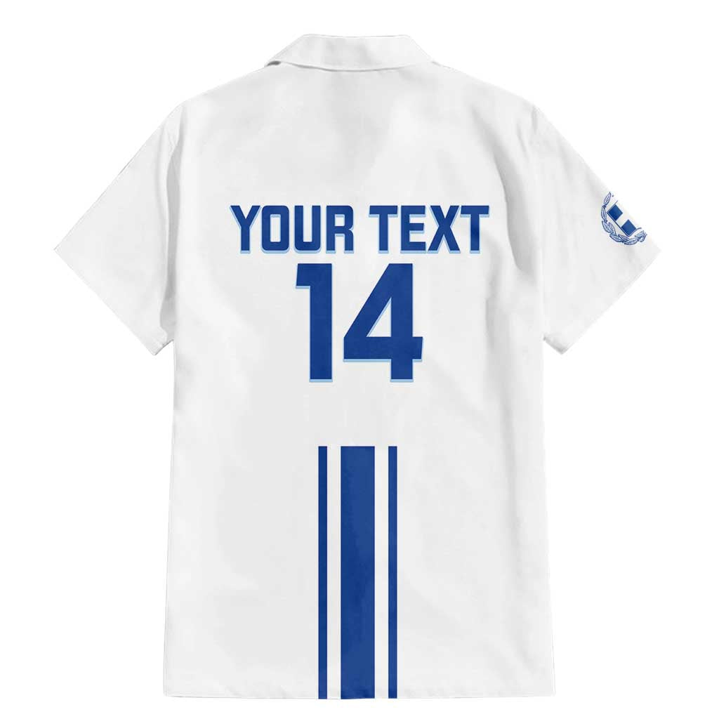 Custom Greece Football Family Matching Mermaid Dress and Hawaiian Shirt Go Ethniki - Sporty Style - Wonder Print Shop