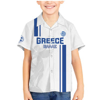 Custom Greece Football Family Matching Mermaid Dress and Hawaiian Shirt Go Ethniki - Sporty Style - Wonder Print Shop