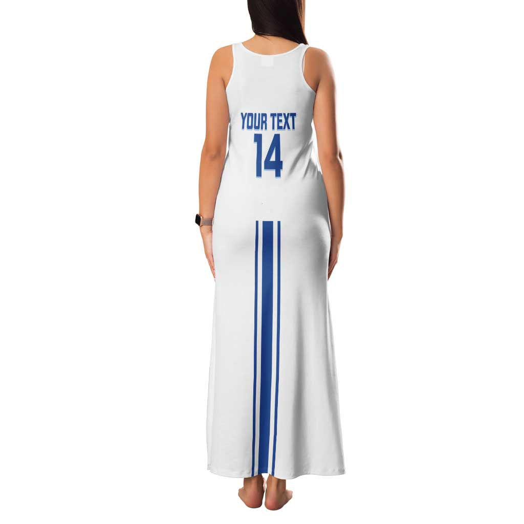 Custom Greece Football Family Matching Tank Maxi Dress and Hawaiian Shirt Go Ethniki - Sporty Style - Wonder Print Shop