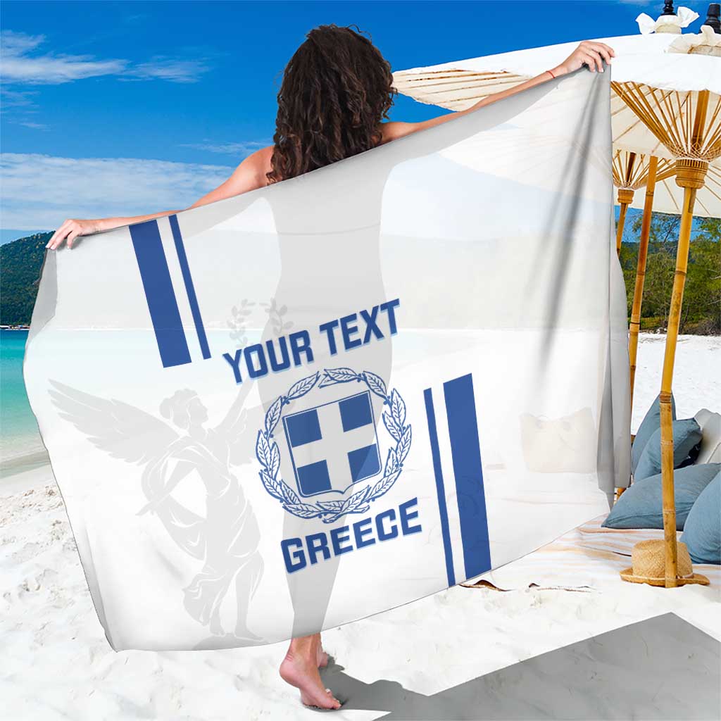 Custom Greece Football Sarong Go Ethniki - Sporty Style - Wonder Print Shop