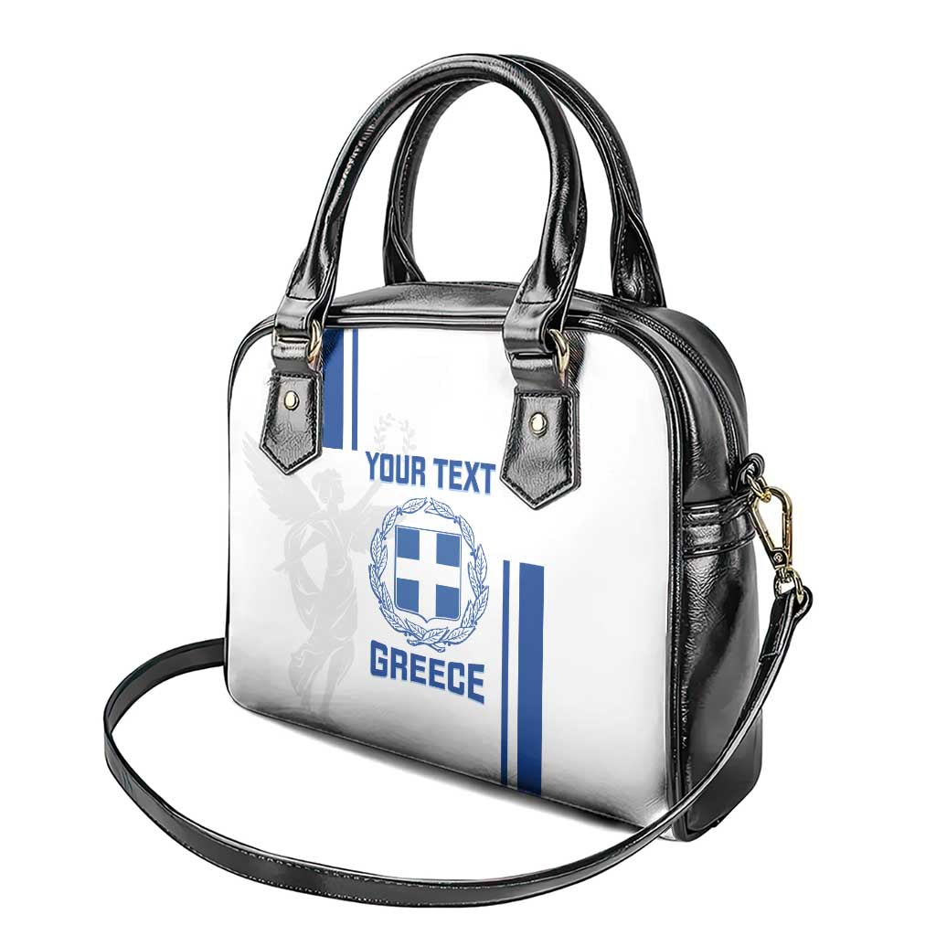 Custom Greece Football Shoulder Handbag Go Ethniki - Sporty Style