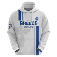 Custom Greece Football Zip Hoodie Go Ethniki - Sporty Style - Wonder Print Shop