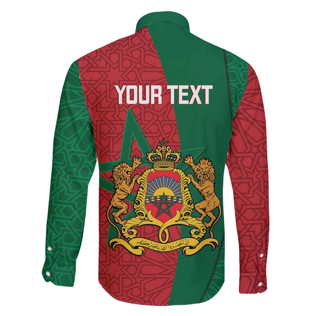 Personalised Morocco Family Matching Puletasi and Hawaiian Shirt Moroccan Green Star With Moorish Pattern - Wonder Print Shop