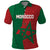 Personalised Morocco Polo Shirt Moroccan Green Star With Moorish Pattern - Wonder Print Shop