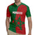 Personalised Morocco Rugby Jersey Moroccan Green Star With Moorish Pattern - Wonder Print Shop
