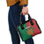 Personalised Morocco Shoulder Handbag Moroccan Green Star With Moorish Pattern