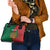 Personalised Morocco Shoulder Handbag Moroccan Green Star With Moorish Pattern