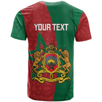Personalised Morocco T Shirt Moroccan Green Star With Moorish Pattern - Wonder Print Shop