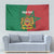 Personalised Morocco Tapestry Moroccan Green Star With Moorish Pattern - Wonder Print Shop