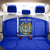 Custom Uzbekistan Football Back Car Seat Cover 2024 Go Champions Uzbek Pattern - Wonder Print Shop