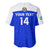 Custom Uzbekistan Football Baseball Jersey 2024 Go Champions Uzbek Pattern - Wonder Print Shop
