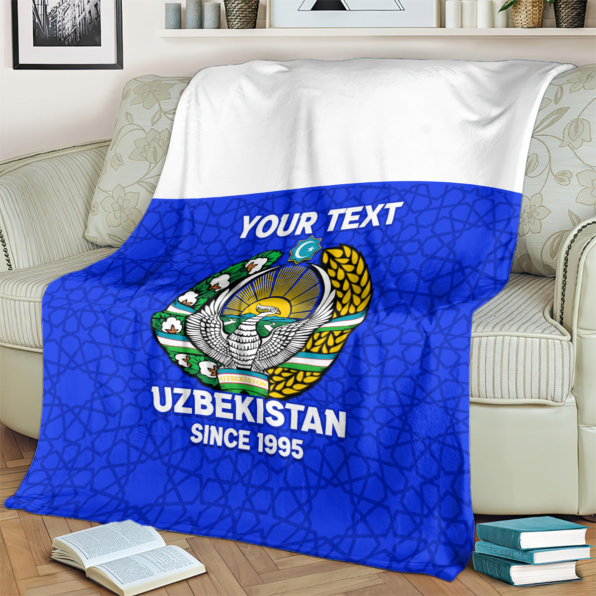 custom-uzbekistan-football-blanket-2024-go-champions-uzbek-pattern