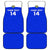 Custom Uzbekistan Football Car Mats 2024 Go Champions Uzbek Pattern - Wonder Print Shop