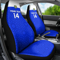 Custom Uzbekistan Football Car Seat Cover 2024 Go Champions Uzbek Pattern - Wonder Print Shop