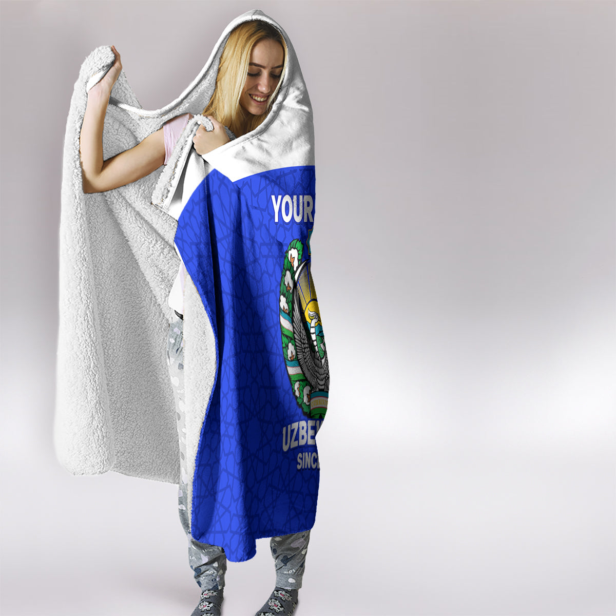 custom-uzbekistan-football-hooded-blanket-2024-go-champions-uzbek-pattern