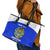 Custom Uzbekistan Football Leather Tote Bag 2024 Go Champions Uzbek Pattern - Wonder Print Shop