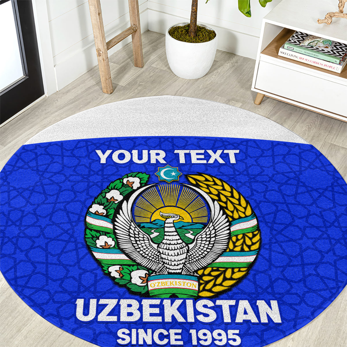 custom-uzbekistan-football-round-carpet-2024-go-champions-uzbek-pattern