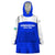 Custom Uzbekistan Football Wearable Blanket Hoodie 2024 Go Champions Uzbek Pattern - Wonder Print Shop