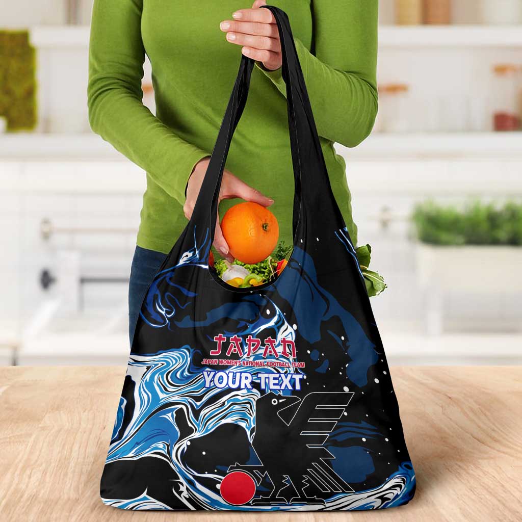 Custom Japan Football Grocery Bag Nadeshiko Go Champions