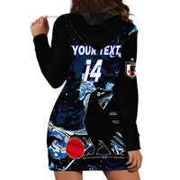 Custom Japan Football Hoodie Dress 2024 Nadeshiko Go Champions - Wonder Print Shop